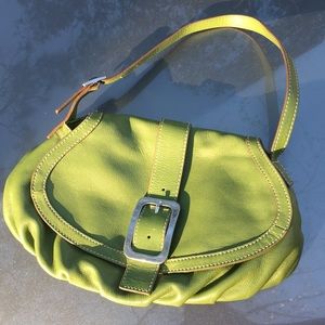Cole Haan Light Green Purse Magnetic Buckle 👛